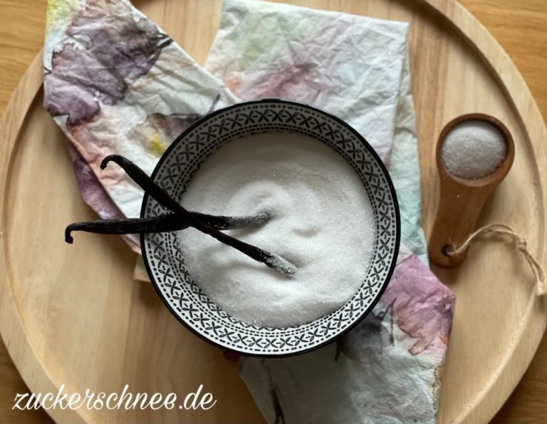 vanillezucker selber machen • Zuckerschnee.de