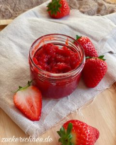 Erdbeermarmelade ohne Zucker