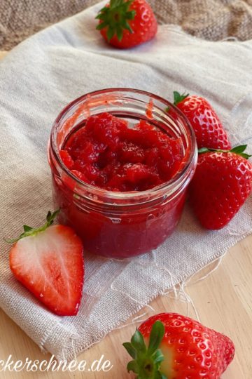 Erdbeermarmelade ohne Zucker