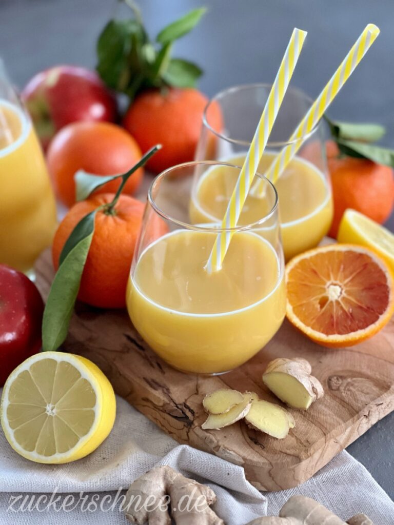 Ingwer-Orangen-Shot