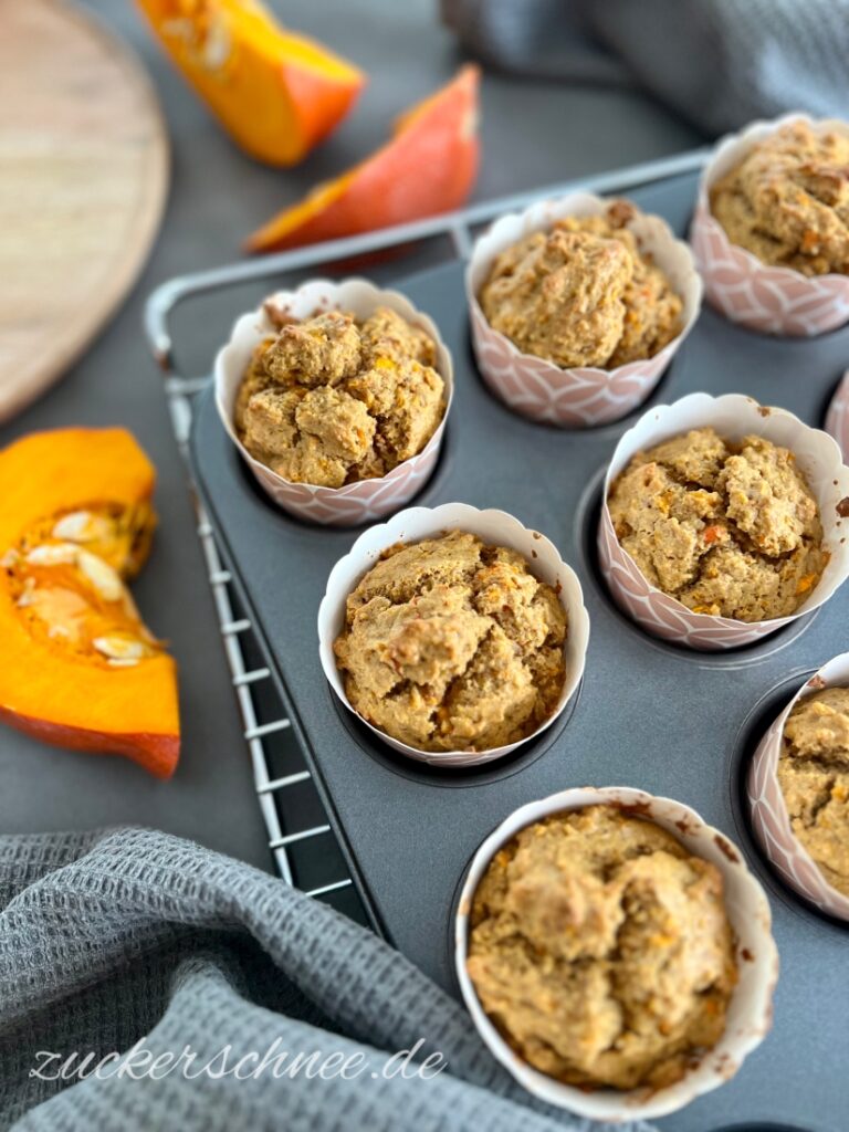 Kürbis-Muffins ohne Zucker