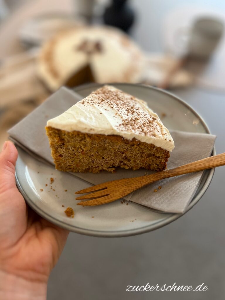 Kürbiskuchen mit Frosting