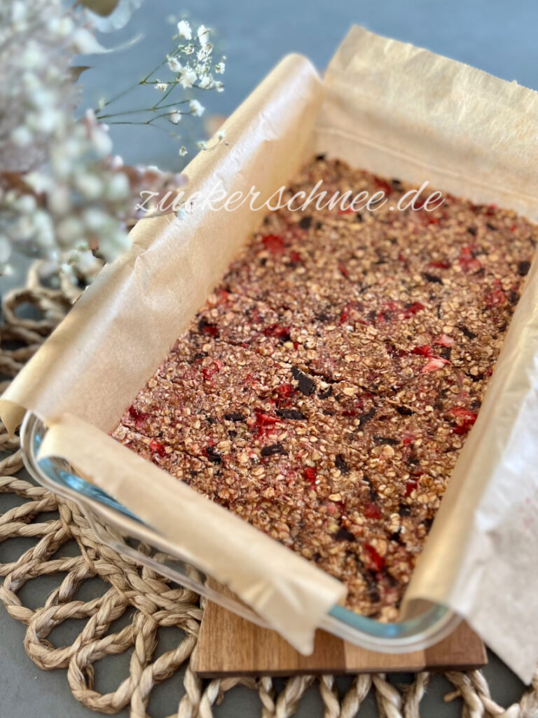 Müsliriegel ohne Zucker