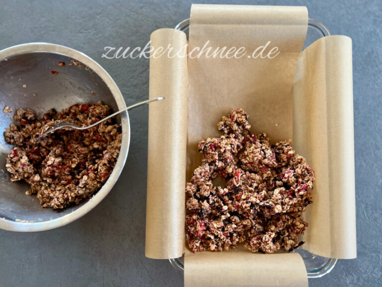 Müsliriegel ohne Zucker Rezept