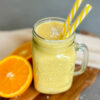 Protein Shake ohne Proteinpulver Kokos Orange