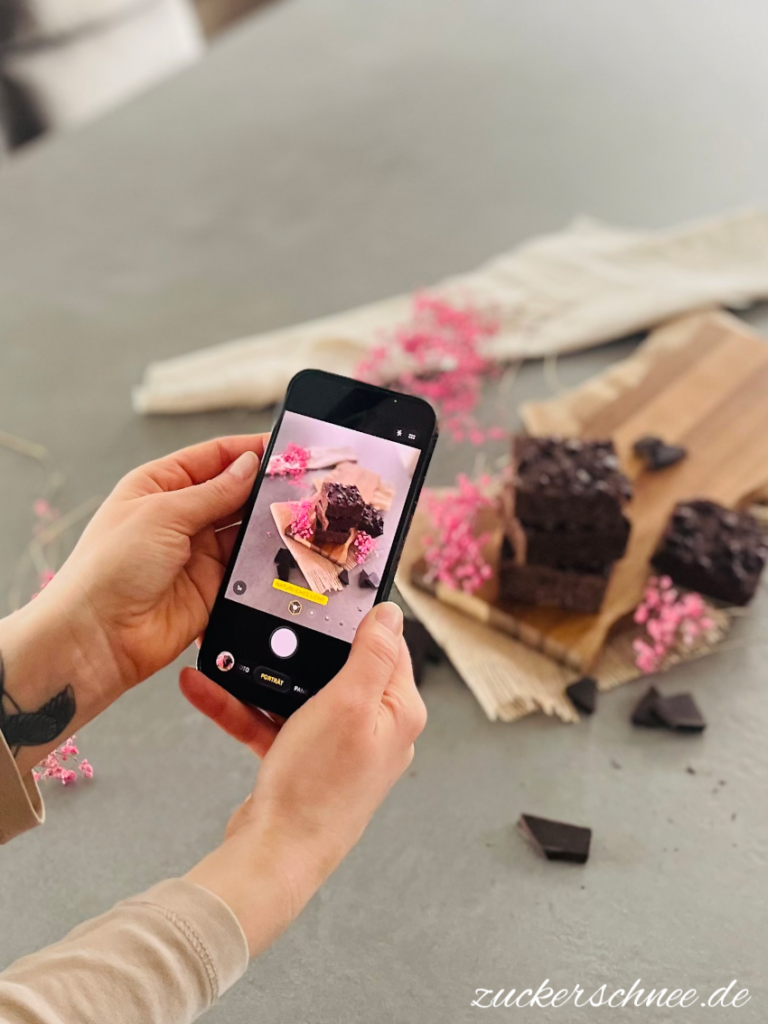 zuckerschnee macht Fotos