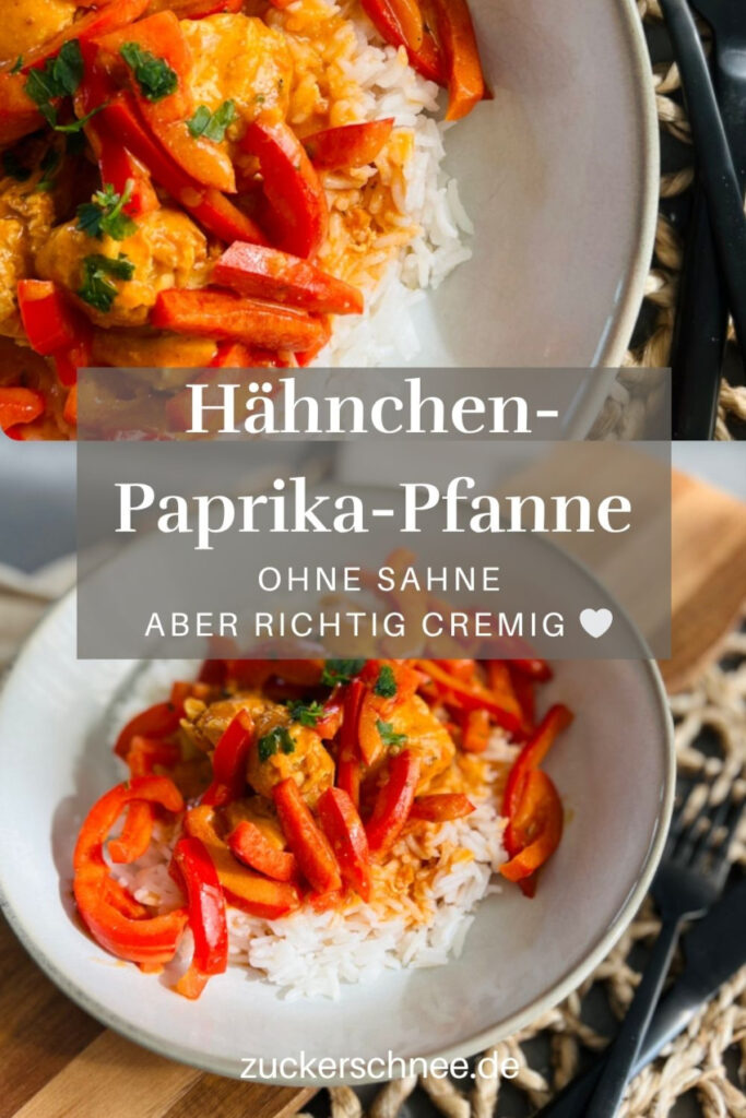 Hähnchen Paprika Pfanne ohne Sahne Rezept
