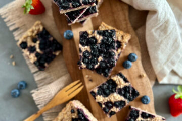 Baked Oats Riegel ohne Zucker