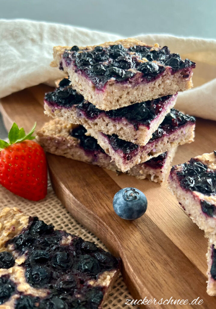 Gesunde Baked Oats Riegel selber machen