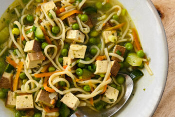 Vegane Tofu Suppe