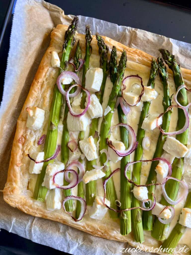 Vegetarische Spargel Tarte