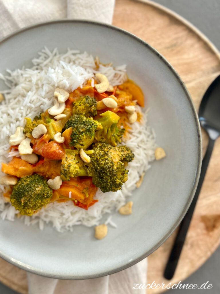 Einfaches veganes Curry Rezept